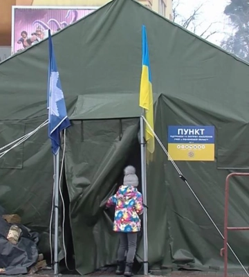 &quot;Найтепліший пункт обігріву&quot;: у Рівному відкрили новий намет (ВІДЕО)