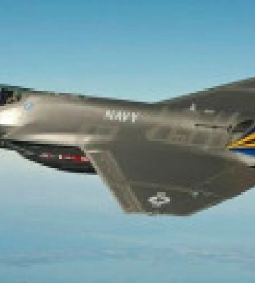 Американский истребитель F-35B разбился во время посадки