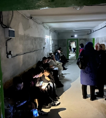 У ковельському ліцеї вигадали, як мати світло в укритті під час блекауту й тривалих тривог