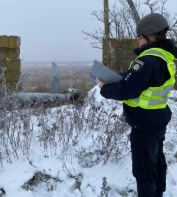 У Броварах під Києвом збита ракета впала на приватні будинки (ФОТО)