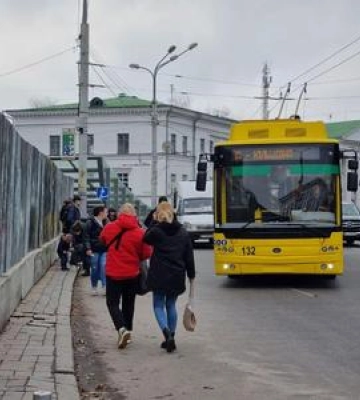У Полтаві не їздять тролейбуси