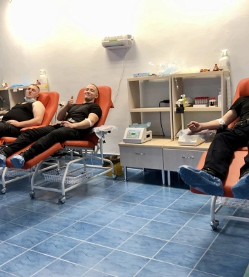 Поліція охорони Закарпаття поповнила банк крові для поранених військових