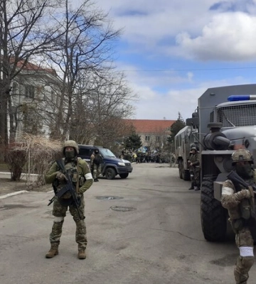 Окупанти відводять війська з двох міст на Херсонщині