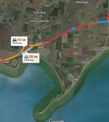 В бік Запорізької області рухаються колони російської військової техніки (ФОТО)