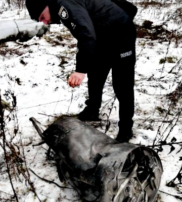 На Киевщине обнаружили восемь мест падения сбитых ракет после вчерашней атаки