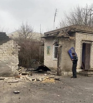 Враг нанес удар по Херсонскому гериатрическому центру