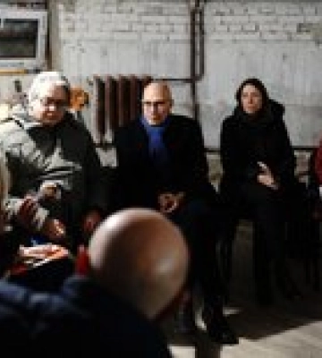 Верховний комісар ООН перечекав масований обстріл у київському бомбосховищі
