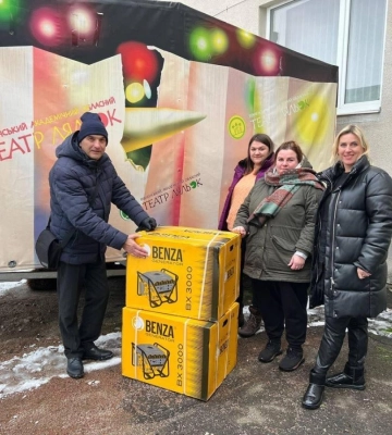 Рівненщина продовжує отримувати генератори від закордонних партнерів