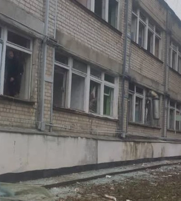 Лікарня на Харківщині постраждала від російського обстрілу
