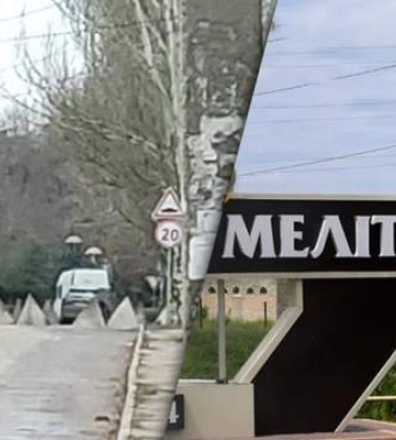 Россияне готовят к уличным боям в Мелитополе: по городу расставляют &quot;зубы дракона&quot;