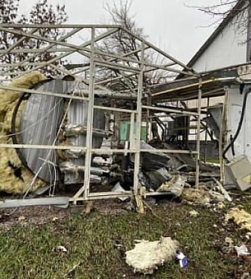 Внаслідок ворожих обстрілів міста Нікополь поранено одну людину