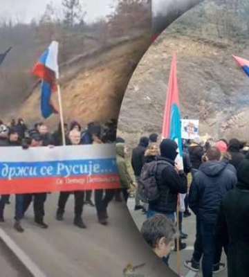 Серби з російськими прапорами штурмують кордон з Косово: контингент НАТО посилює заходи безпеки