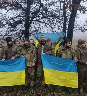 П&#039;ятеро захисників із Полтавщини повернулися з російського полону