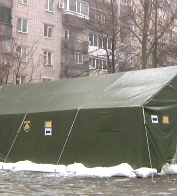 У Дніпрі поліцейські розгорнули пункт обігріву для громадян