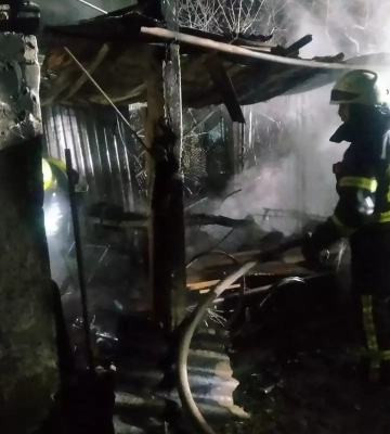 В Днепре ликвидировали пожар посреди ночи