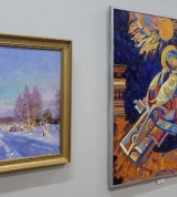 Художники Рівненщини презентували святкову Різдвяну виставку