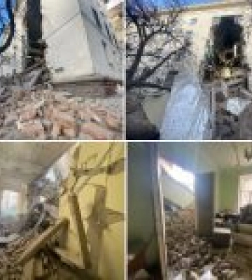 Окупанти знову обстріляли будівлю Херсонської ОВА (ФОТО)
