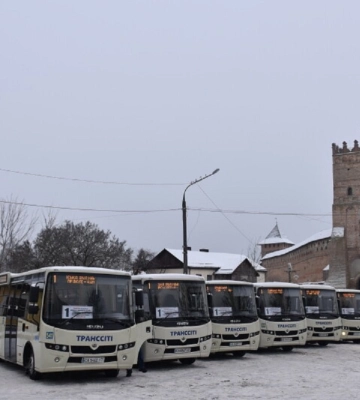 У Луцьку на маршрут вийдуть вісім автобусів черкаського виробництва