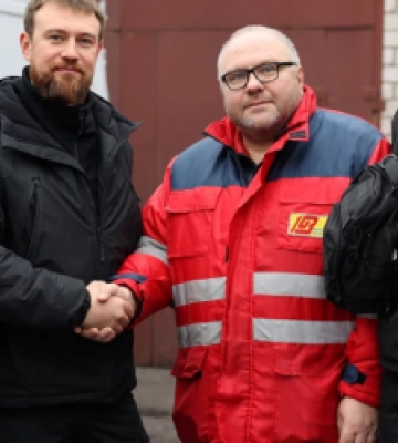 Львівський оборонний кластер передав для медиків Запоріжжя 100 бронежилетів
