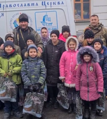 Cвященники Киевской епархии УПЦ доставили гуманитарный груз на Донбасс