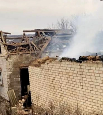Полиция показала последствия обстрелов Запорожской области