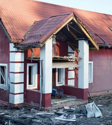 Атака дронів на Київщину: безпілотник упав на подвір&#039;я пенсіонерів 