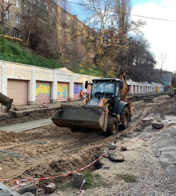 В Одесі реалізується другий етап капітального ремонту Деволанівського узвозу, - ФОТО