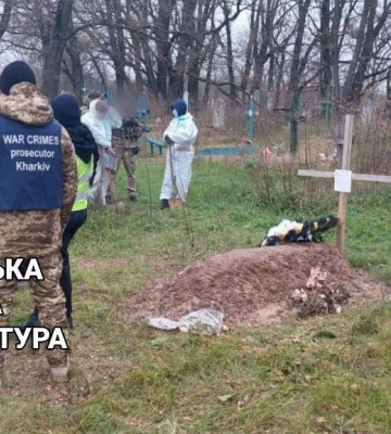 На Харківщині наразі ексгумували майже 900 тіл по всьому регіону