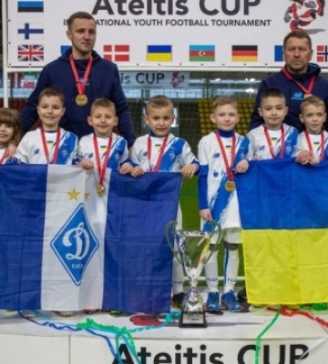Дитяча футбольна команда київського «Динамо» виграла турнір у Литві