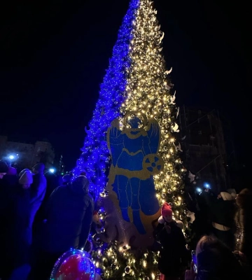 На Софійській площі засяяла головна ялинка країни 