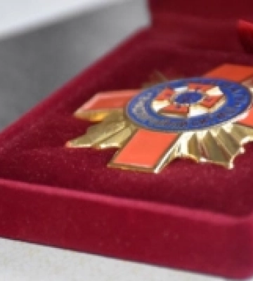 Нововолинського рятувальника нагородили нагрудним знаком «Знак Пошани»