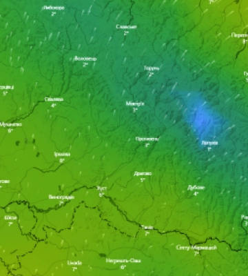 В Закарпатті стане тепліше до +7 градусів