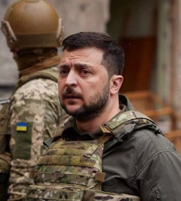 Володимир Зеленський приїхав з неанонсованим візитом до Бахмута