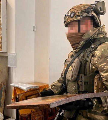 СБУ виявила у херсонському соборі УПЦ МП вкрадені в дипломата ікони