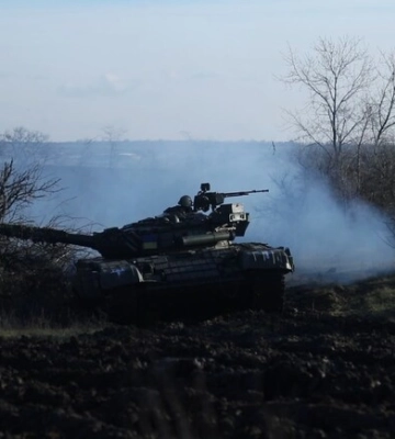Під Запоріжжям пройшли навчання танкістів