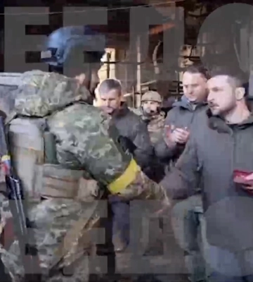 Приїзд Зеленського в Бахмут показали на відео