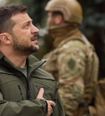 В мережі показали відео з візиту до Бахмута президента Зеленського