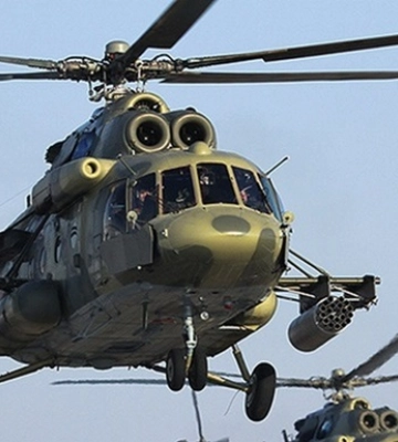 На Донеччині підрозділи повітряних сил збили два російські гелікоптери