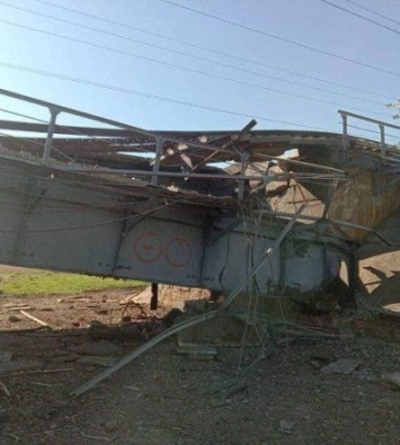 В Запорізькій області російські військові відновлюють залізничні мости, які зруйнували ЗСУ
