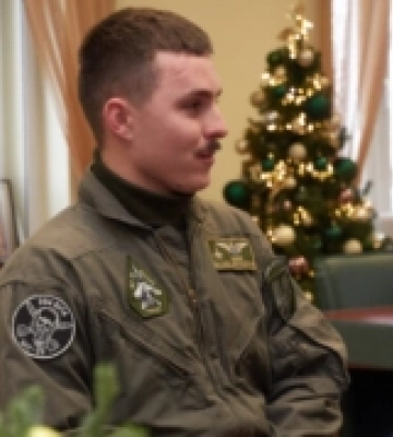 Луцький міський голова зустрівся з військовим льотчиком Вадимом Ворошиловим 
