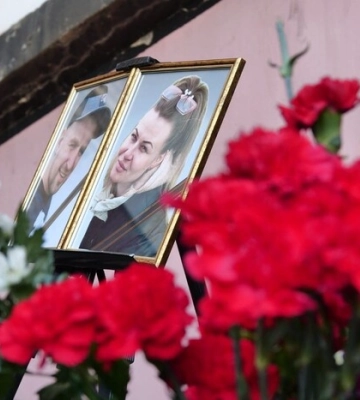 Кривий Ріг попрощався з родиною, яку вбила російська ракета 16 грудня