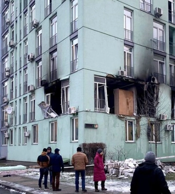 У київському ЖК &quot;Комфорт Таун&quot; внаслідок вибуху постраждало чотиримісячне немовля
