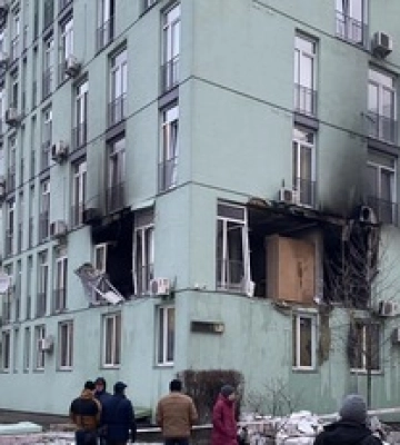 В многоэтажке Киева взорвался газовый баллон: фото и видео
