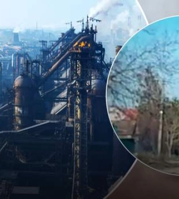 Успешная диверсия: в Мариуполе сгорела база россиян на территории завода Ильича