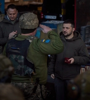 В ISW оценили визит Зеленского в Бахмут