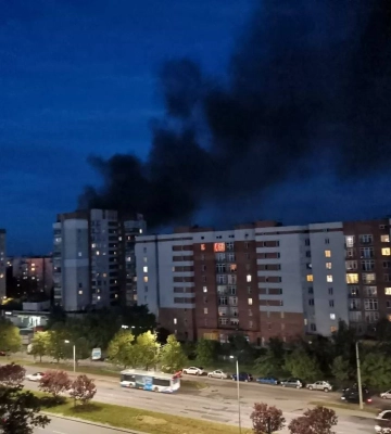 У Львові горять гаражі: над містом видно чорний дим (ФОТО)