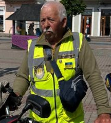 Полтавець дістався Івано-Франківська у рамках благодійного велозаїзду