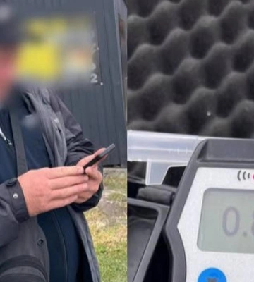 На Рівненщині водій-порушник «попався» патрульним із 0,86 проміле алкоголю