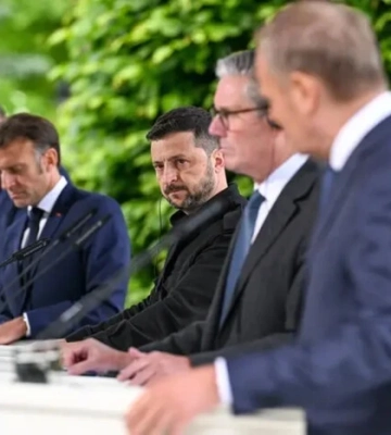 Лідери Франції, Британії та Німеччини домовилися зустрітися із Зеленським