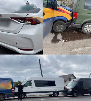 У Сарнах через собаку сталася ДТП за участю п’яти автомобілів
